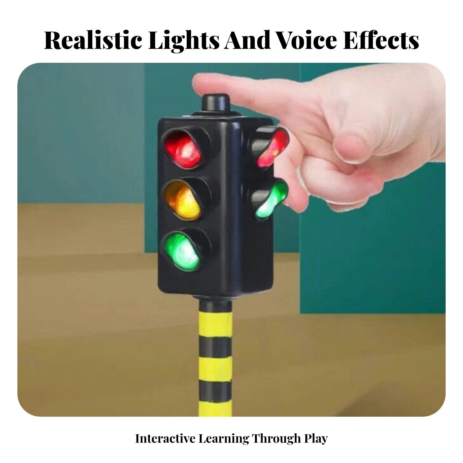 Toy Traffic Light Voice Functi - Kids Education Toys recension och pris