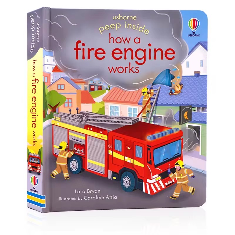 Usborne Peep Inside How A Fire - Kids Education In Us recension och pris