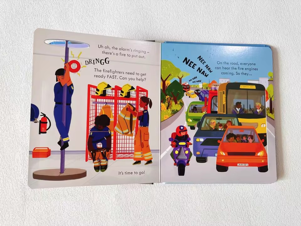 Usborne Peep Inside How A Fire - Kids Education In Us recension och pris
