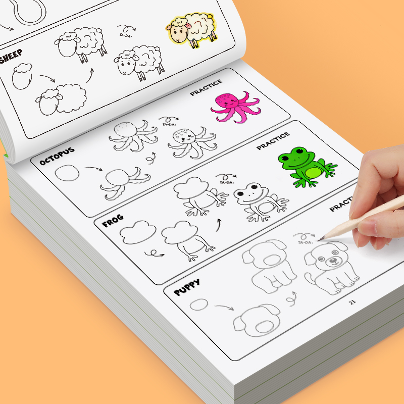 Kids Animal Drawing Book 32 Pa - Kids Education Steps recension och pris