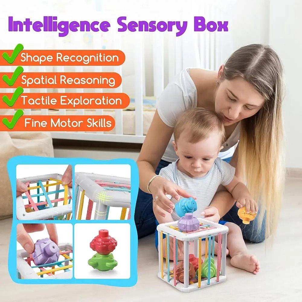 Rainbow Colorful Montessori Sh - Kids Education Toys recension och pris