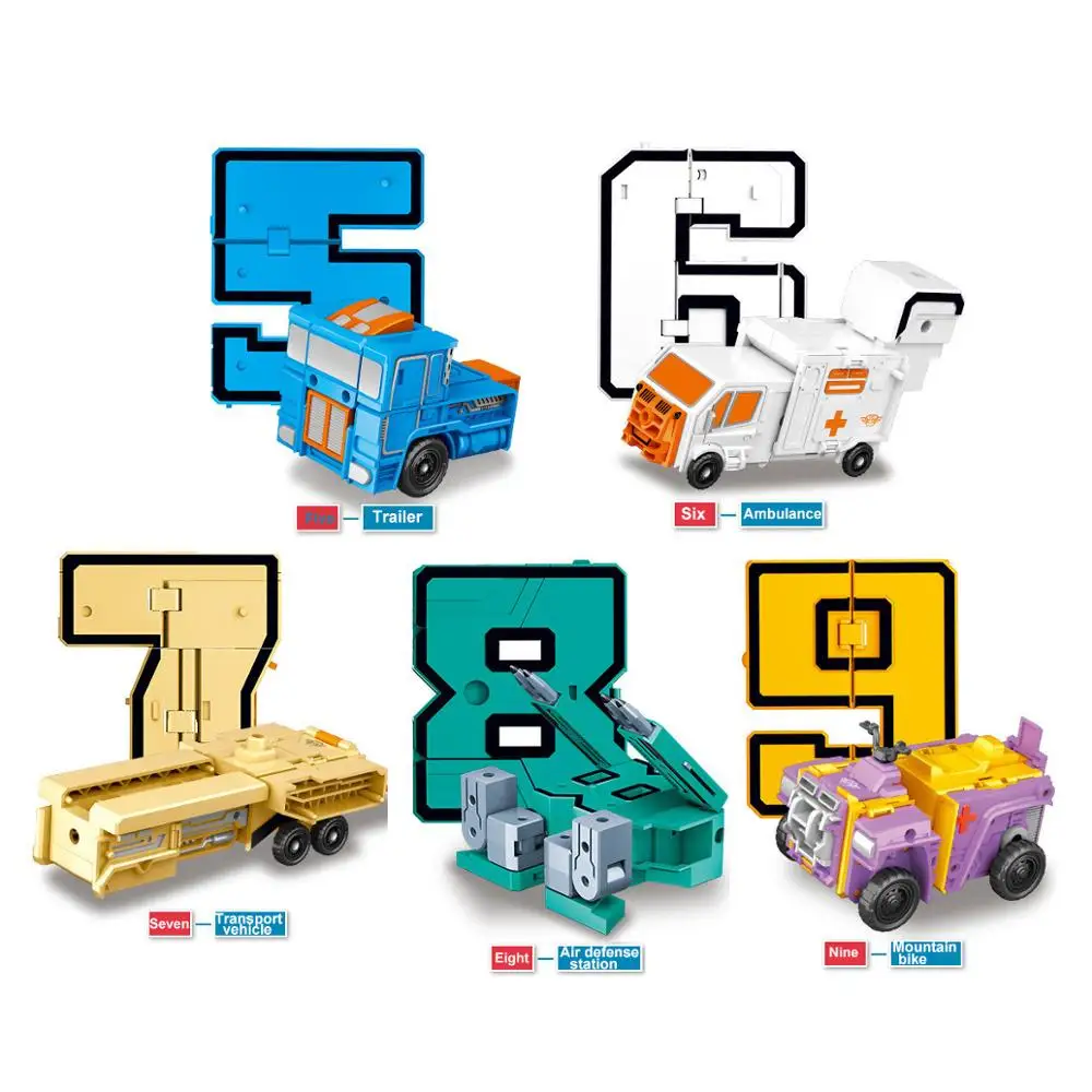 10Pcs Transformation Number Ro - Lego Set City recension och pris