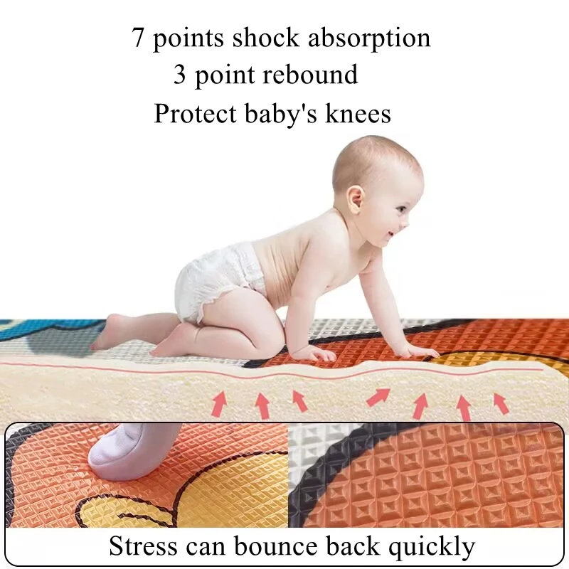 Waterproof Thick 1cm Baby Play - Kids Education Bd recension och pris