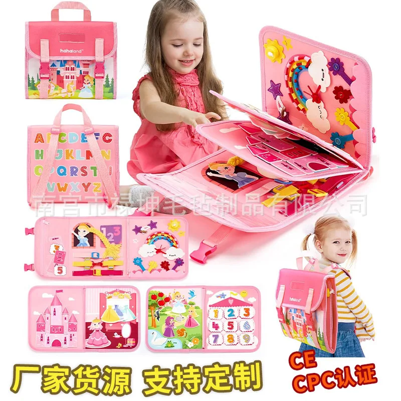 Princess Montessori Felt Busy  - Kids Education Toys recension och pris