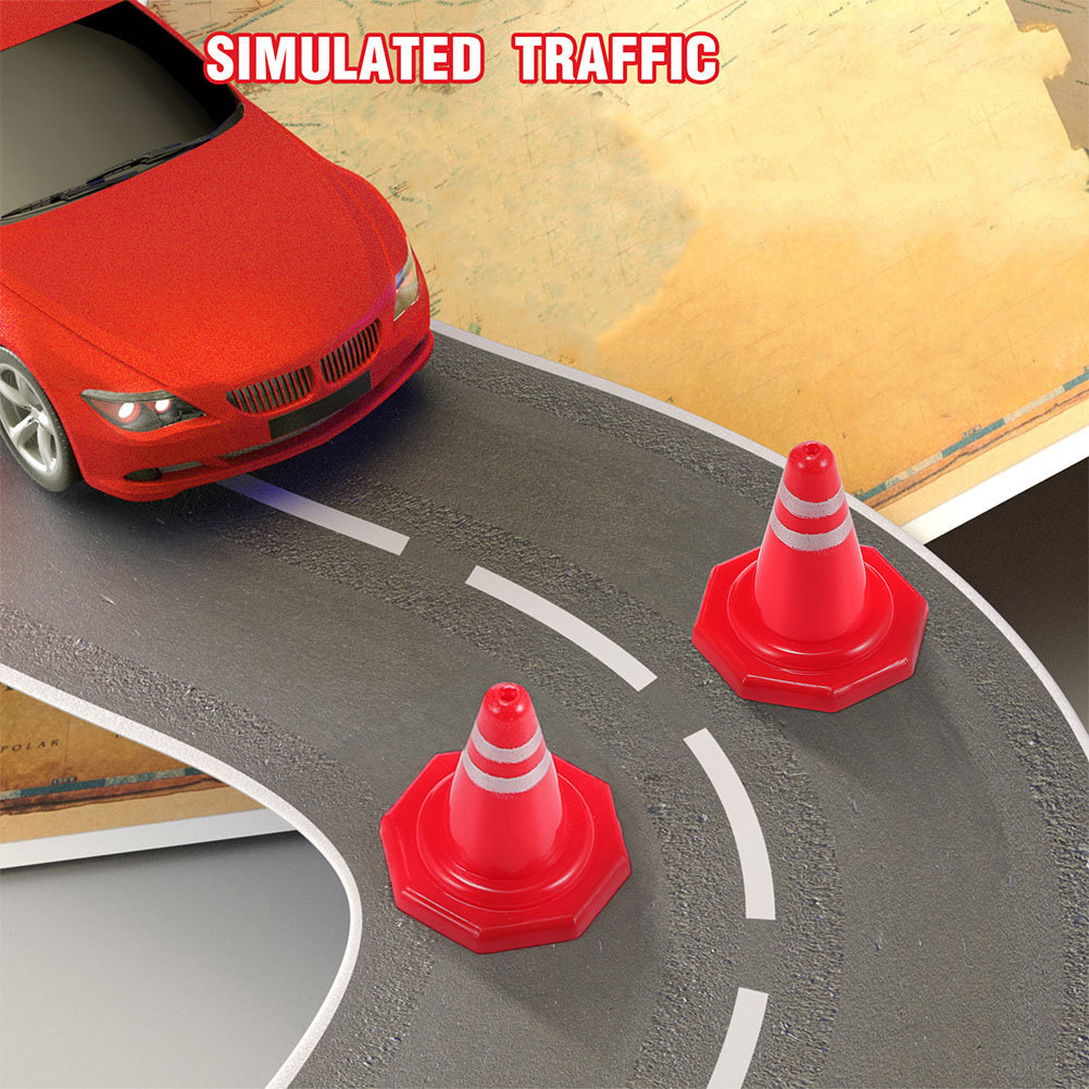 24Pcs Mini Traffic Cones Red P - Kids Education In Us recension och pris