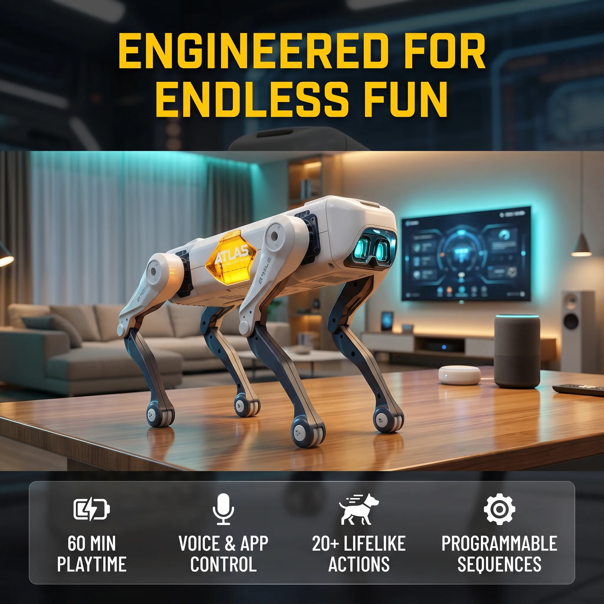 AI Smart Robot Dog, Voice & AP - Kids Education Toys recension och pris